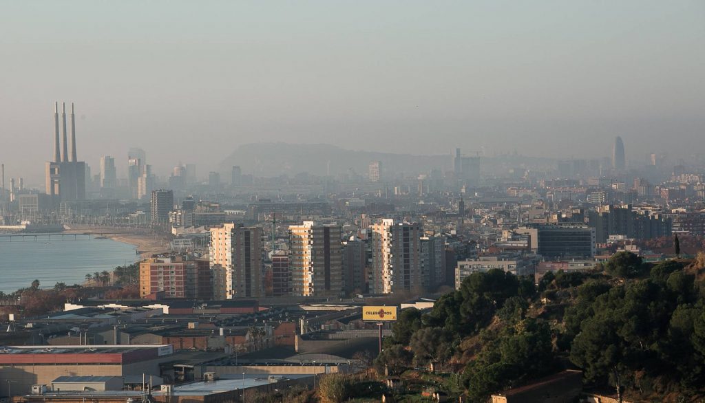 contaminación barcelona